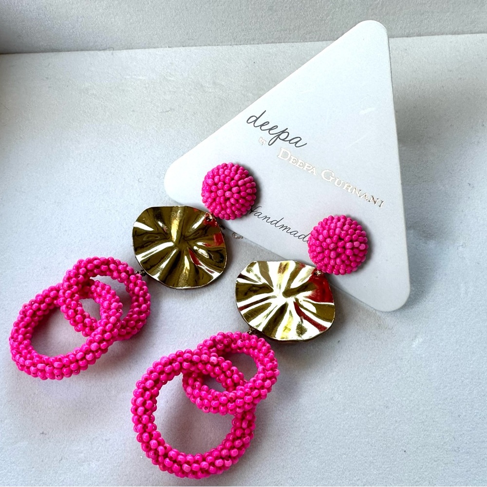 Deepa Gurnani Earrings, NWT